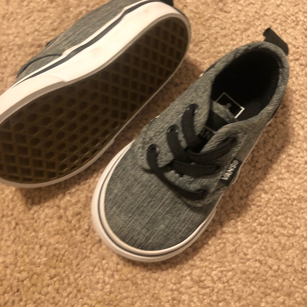 Vans toddler grey shoes